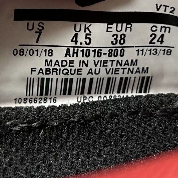 Nike Odyssey React 2 Flyknit AH1016-800 Women’s Size 7 Ember Glow Running Shoes - Picture 11 of 11